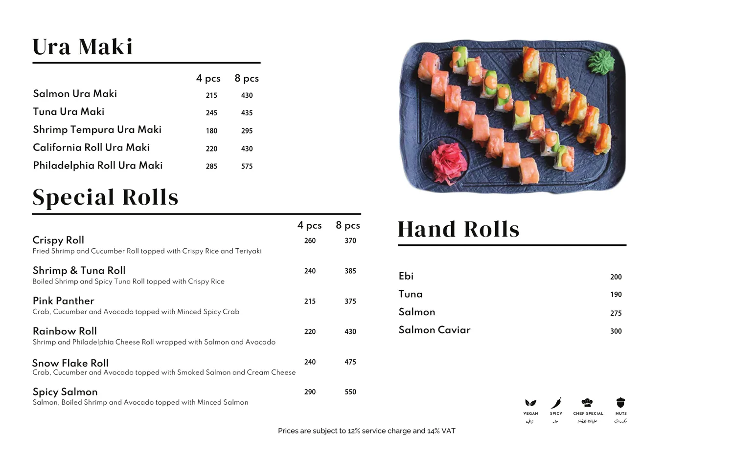 Carlo's menu page 20
